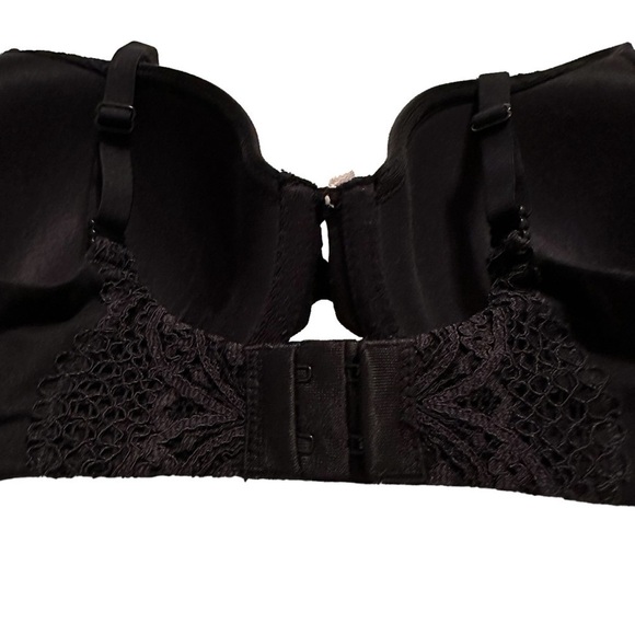 Victoria's Secret Bra Lightly Lined Lace-Cup Demi Bra, Black, 36C - Picture 8 of 9
